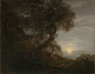 Maanopkomst door Carl Gustav Carus