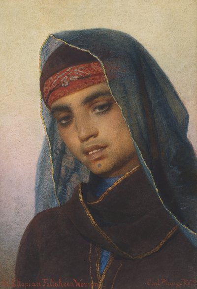 Een Ethiopische Fellaheen Vrouw door Carl Haag