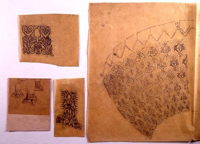 Architectonische details, uit zestien schetsen op kalkpapier door Carl Haag