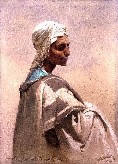 Auwatt, een dienaar in het klooster van Sinaï door Carl Haag