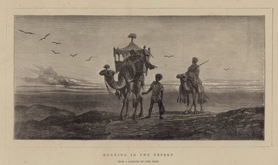 Ochtend in de woestijn door Carl Haag
