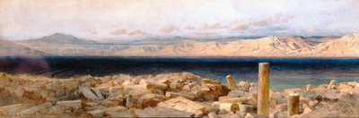 De Ruïnes van Oud Tiberias, 1859 door Carl Haag