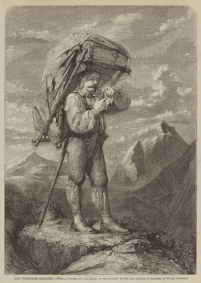 De Tiroler drager door Carl Haag