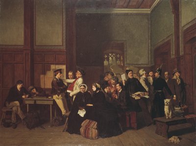 Derde Klasse Wachtkamer II door Carl Hendrik d Unker
