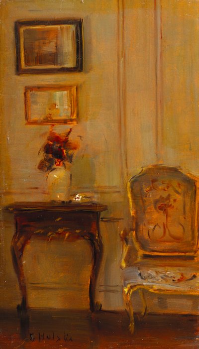 Een Woonkamer Interieur door Carl Holsoe