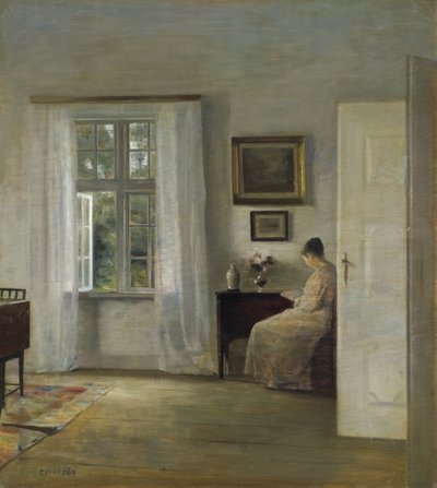 De lezer door Carl Holsoe