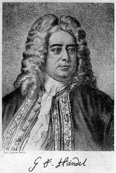 George Frideric Handel, Duits-gebore Britse componist door Carl Jander