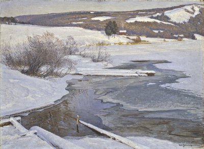 Een koude septemberdag in Medelpad door Carl Johansson