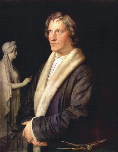 Portret van beeldhouwer Thorwaldsen door Carl Joseph Begas