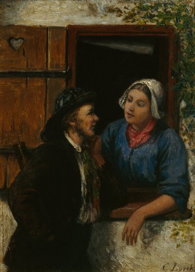 De piloot en zijn vrouw door Carl Julius Lorck