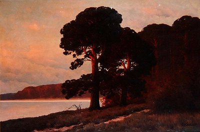 Zonsondergang door Carl Kenzler