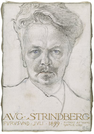 August Strindberg door Carl Larsson