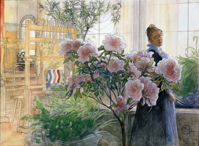 Azalea door Carl Larsson