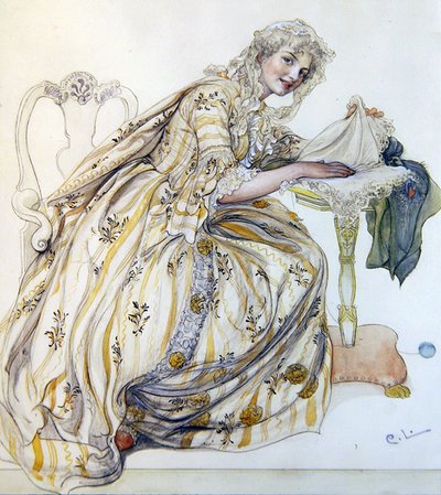 Kerstversiering door Carl Larsson