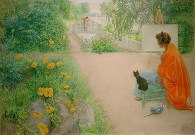 De Brug door Carl Larsson