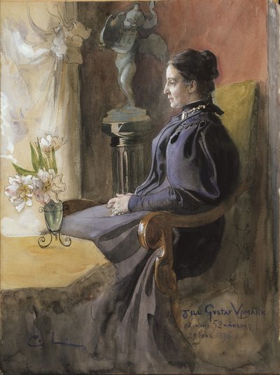 Eva Upmark, 1896 door Carl Larsson