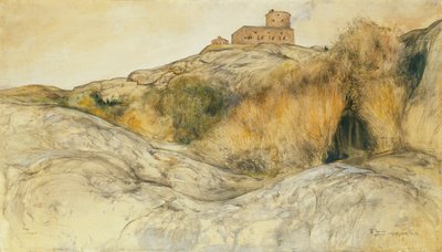 Kasteel van Marstrand; Marstrands Fastning, 1893 door Carl Larsson