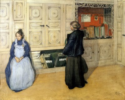 Moeder en Dochter door Carl Larsson