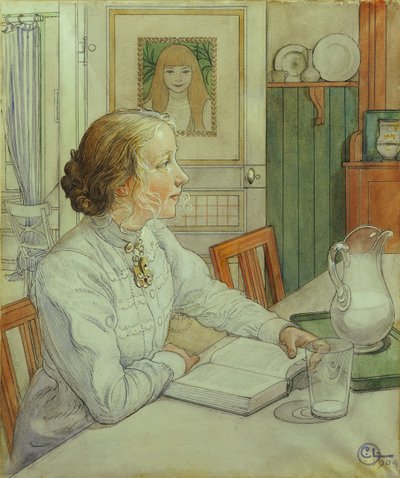 Mijn Oudste Dochter, 1904 door Carl Larsson