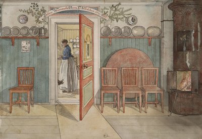 Oude Anna, uit de serie Een huis door Carl Larsson