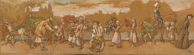 Buiten waait de zomerwind door Carl Larsson
