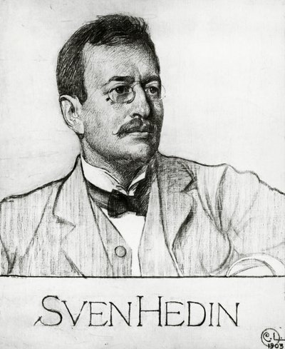 Portret van Sven Anders Hedin door Carl Larsson