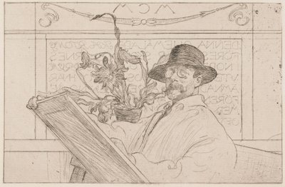 Zelfportret door Carl Larsson