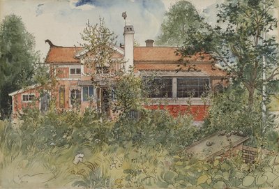 Het Huisje, uit de serie Een Huis, c.1895 door Carl Larsson