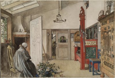 Het Atelier, uit de serie Een Huis, c.1895 door Carl Larsson