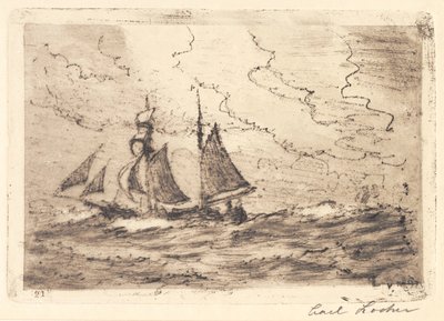 Strakke wind door Carl Locher
