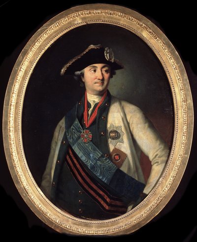 Portret van graaf Alexei Grigorievitch Orlov door Carl Ludwig Christinek