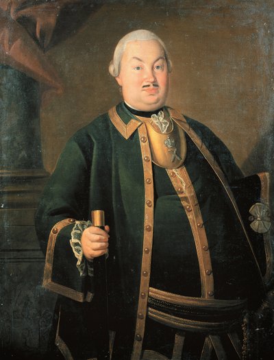 Portret van generaal Fyodor Berchman door Carl Ludwig Christinek