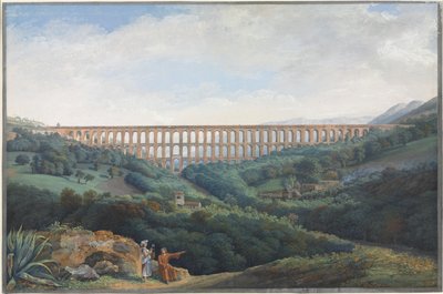 De Aquaducten bij Caserta door Carl Ludwig Hackert