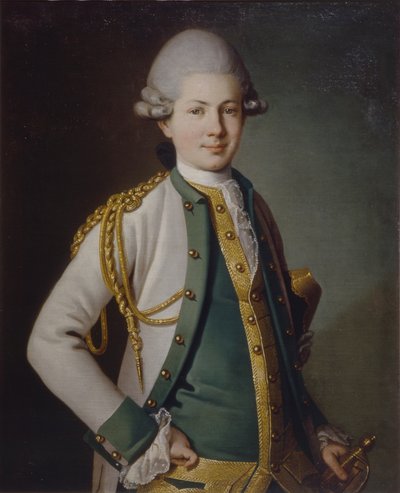 Portret van graaf Nikolay Semyonovich Mordvinov door Carl Ludwig Johann Christineck