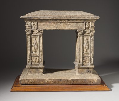 Model van de Boog van de Argentarii, ca.1792-95 door Carl May