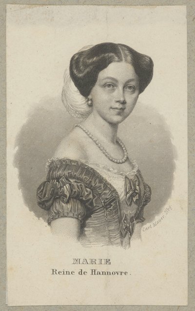 Maria van Hannover (1776 Londen - 1857 Londen) - prinses van Groot-Brittannië en Ierland, Hannover en Brunswijk-Lüneburg, en door huwelijk hertogin van Gloucester en Edinburgh door Carl Mayer