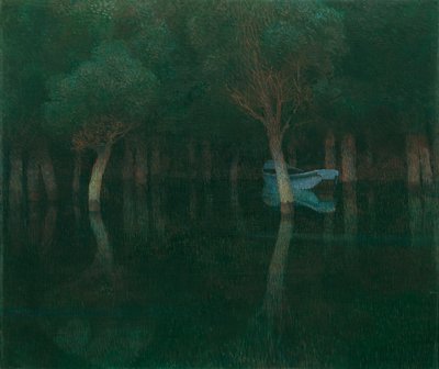 Schemering door Carl Moll