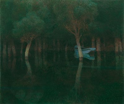 Schemering, 1900 door Carl Moll