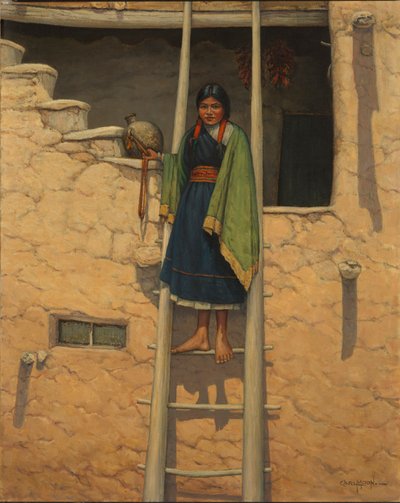 Hopi trap door Carl Moon