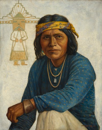 Zuni Man door Carl Moon