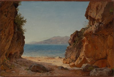Aan de Golf van La Spezia door Carl Morgenstern