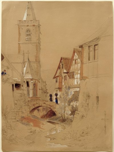 Assmannshausen door Carl Morgenstern