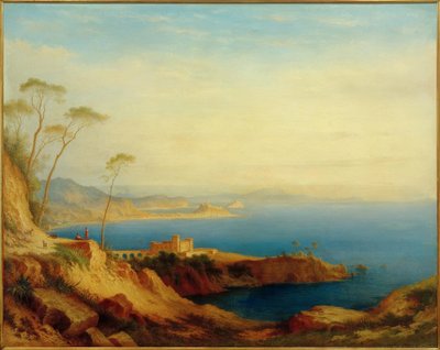 C. Morgenstern, Uitzicht over de Golf van Napels door Carl Morgenstern