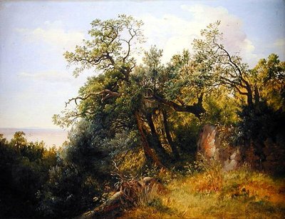 In het Ariccia Park door Carl Morgenstern