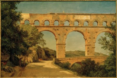 Pont du Gard bij Nîmes door Carl Morgenstern