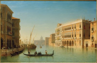 Venetië, Canal Grande door Carl Morgenstern