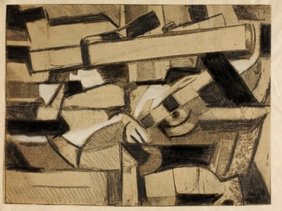 Abstract--Vrouw door Carl Newman