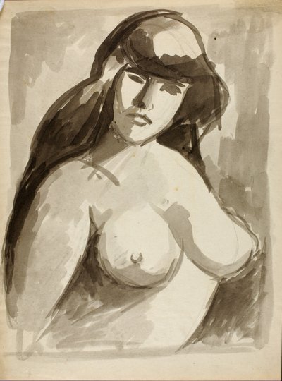 Naakte Vrouwelijke Torso door Carl Newman