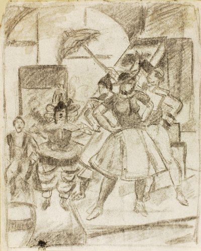 Theatrale scène door Carl Newman