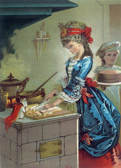 In de keuken, illustratie uit 